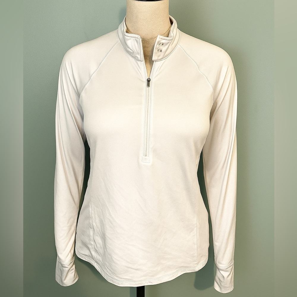 Under Armour Women's White Quarter-Zip Sweatshirt